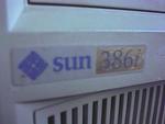 Sun 386i/250 Badge