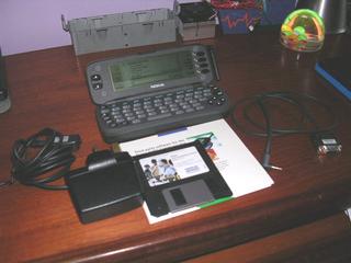 Nokia 9000i with accessories